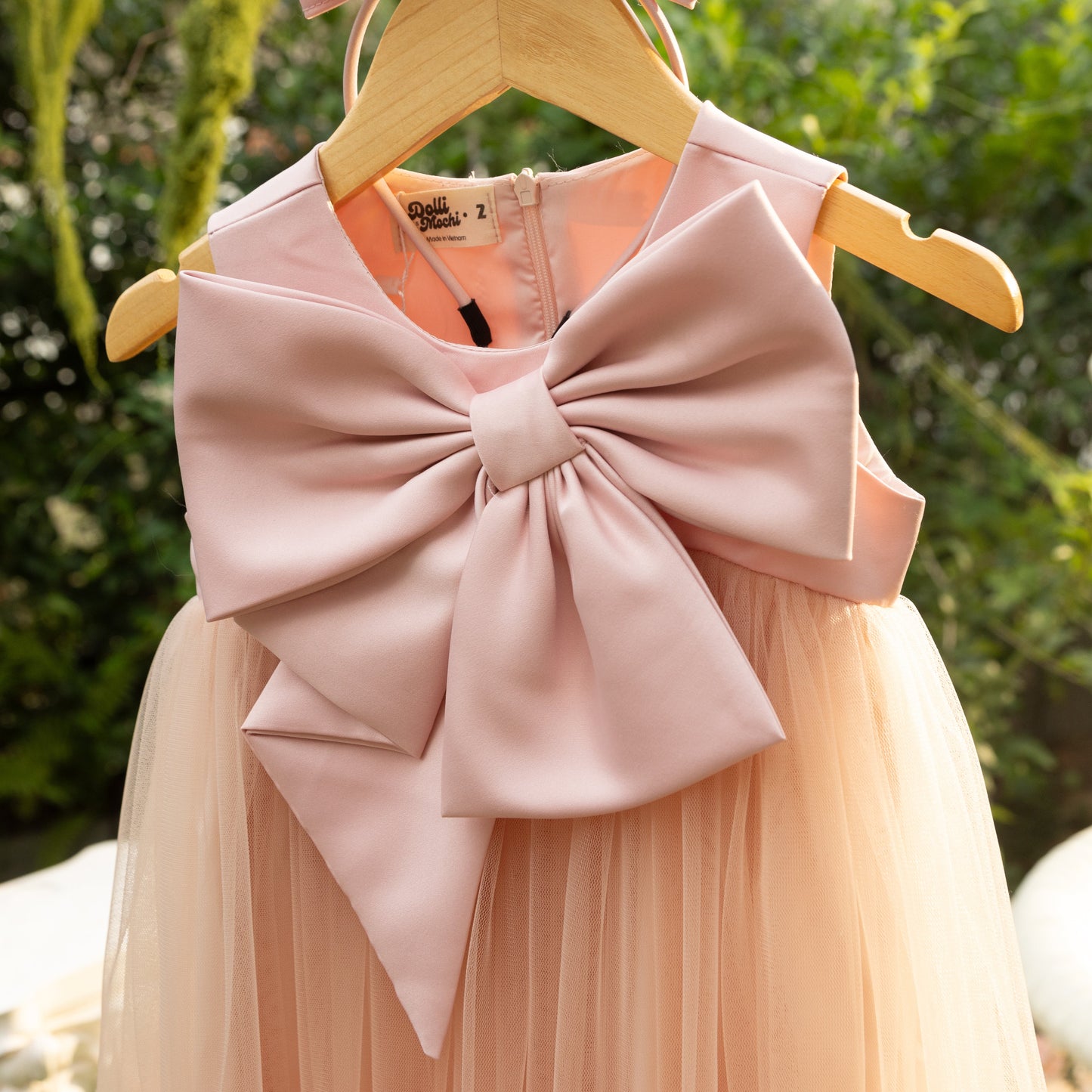 Ella Dress - Big Bow Baby Girl Dress Photoshoot Birthday Tutu Dress