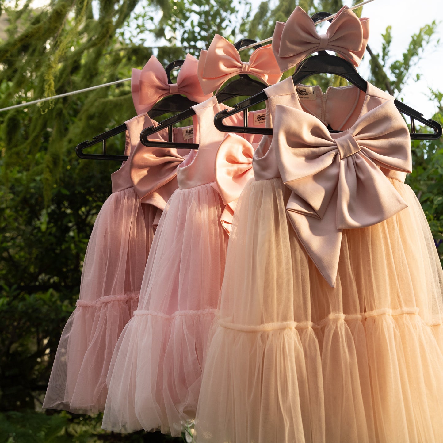 Ella Dress - Big Bow Baby Girl Dress Photoshoot Birthday Tutu Dress