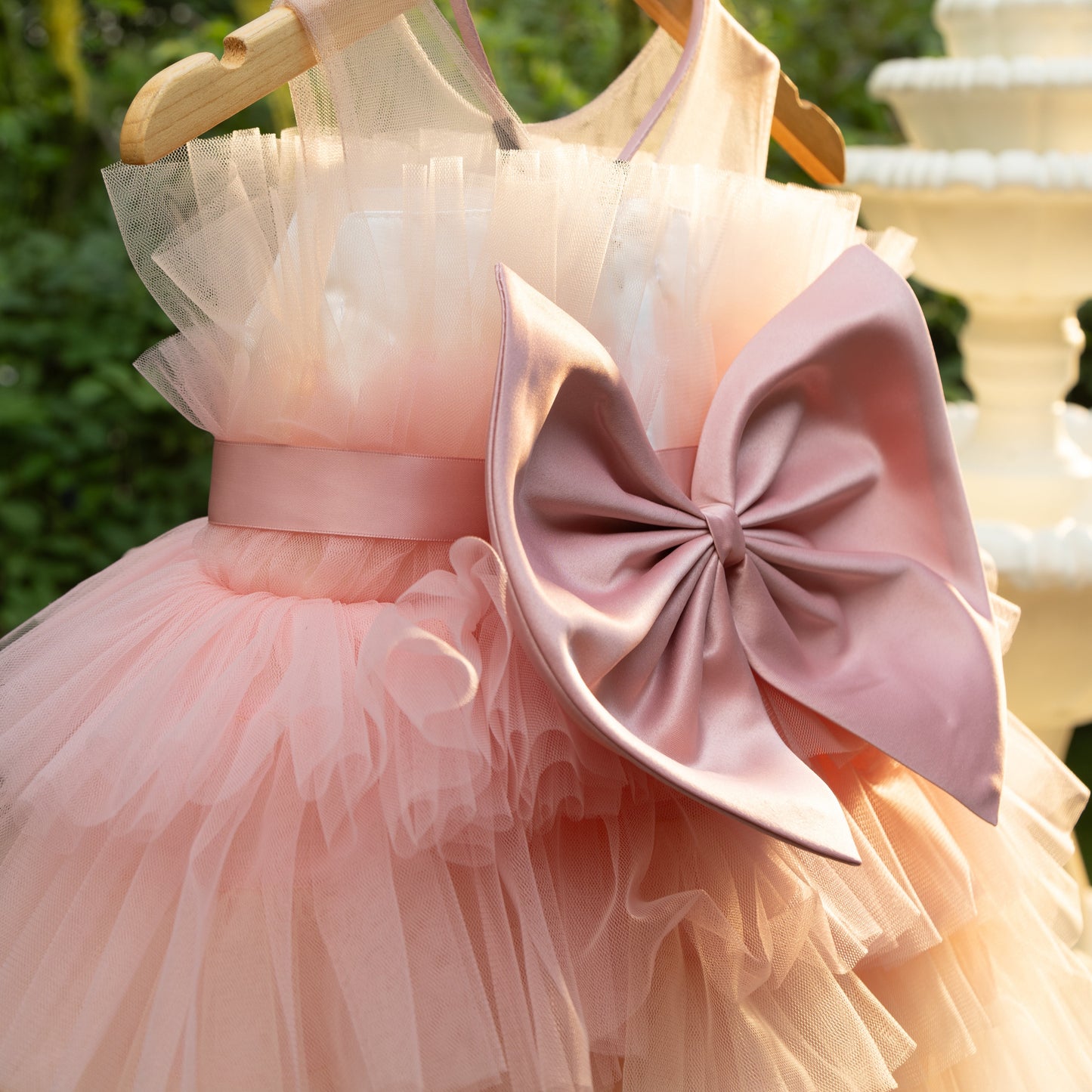 Chloe Dress - Birthday Dress Tutu Ombre Tiered Tulle Dress