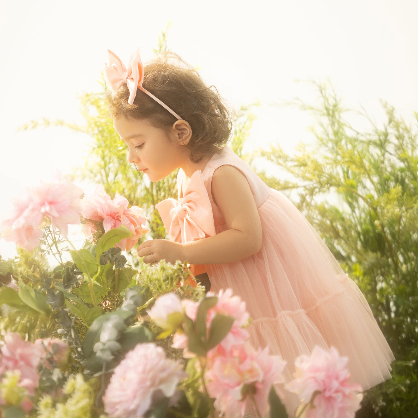 Ella Dress - Big Bow Baby Girl Dress Photoshoot Birthday Tutu Dress